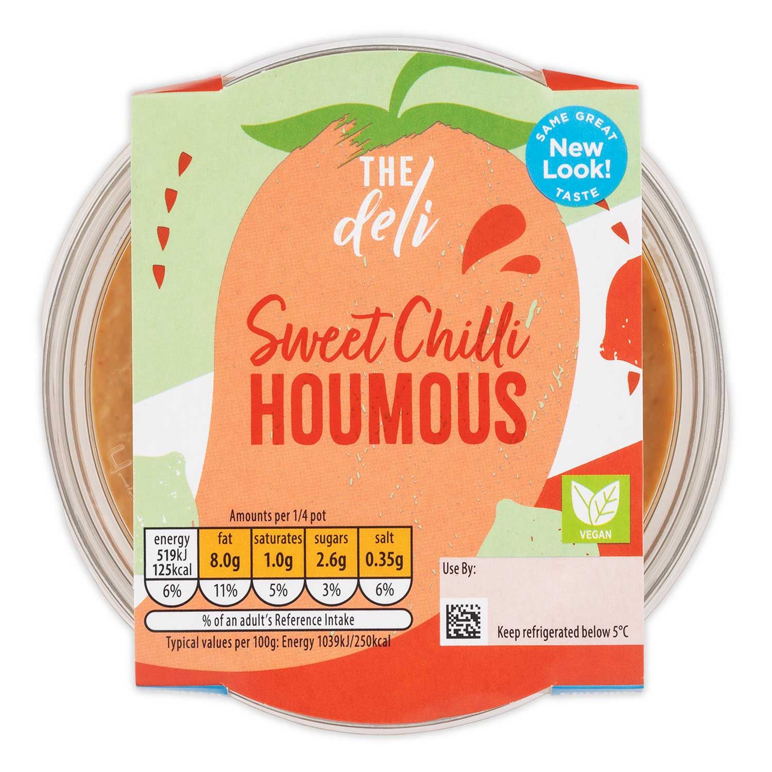 Sweet Chilli Houmous 200g The Deli